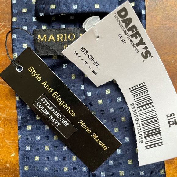 Mario Masotti Set: Tie, Cufflinks and Pocketsquare - Picture 6 of 7